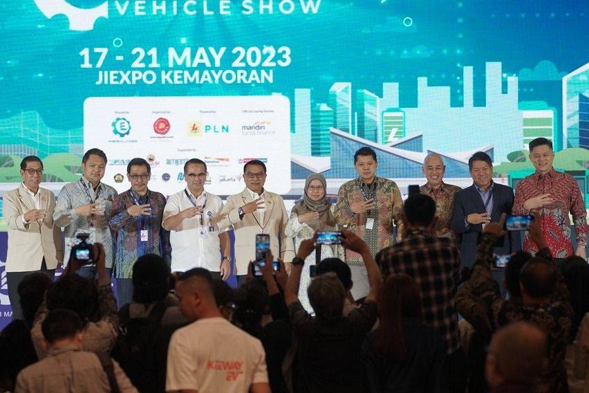 EVAP Chairman Rommel Juan at Periklindo Electric Vehicle Show