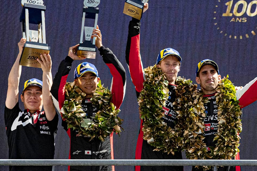 Toyota finishes 2nd at centenary Le Mans race toyota gazoo racing le mans