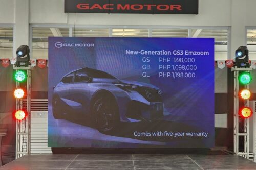 GAC GS3 Emzoom: What to expect