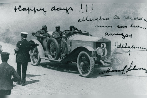 Rolls-Royce celebrates 110th anniversary of 1913 Spanish GP victory Rolls-Royce celebrates 110th anniversary of 1913 Spanish GP victory