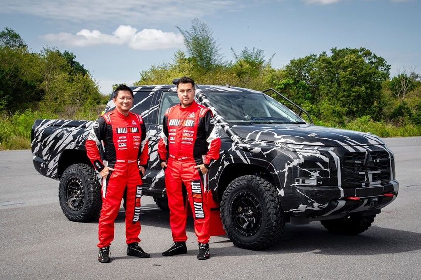 Rifat Sungkar Membalap di AXCR 2023 Pakai Mitsubishi Triton Generasi Baru  Mitsubishi Triton Ralliart