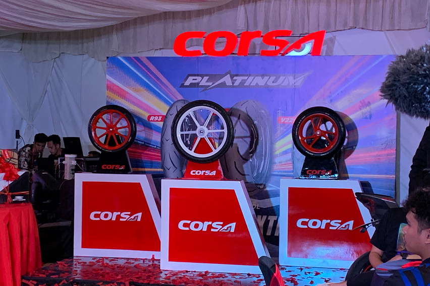 Corsa PH showcases Platinum lineup corsa platinum tires