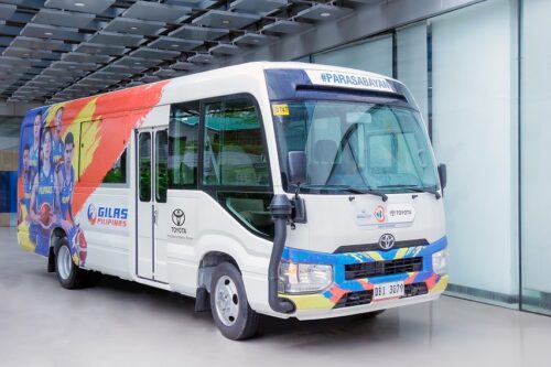 Toyota PH hands over 2 Coasters to Gilas Pilipinas