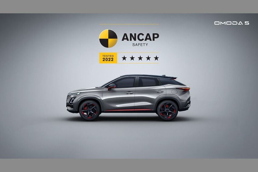 Omoda 5 gets 5-star safety rating anew Omoda 5 gets 5-star safety rating anew