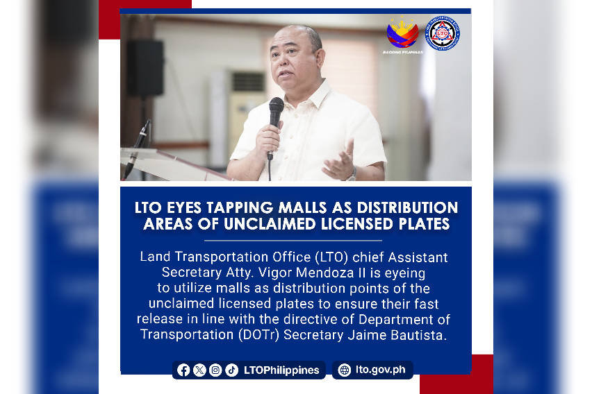 lto eyes using malls as license plate distribution points