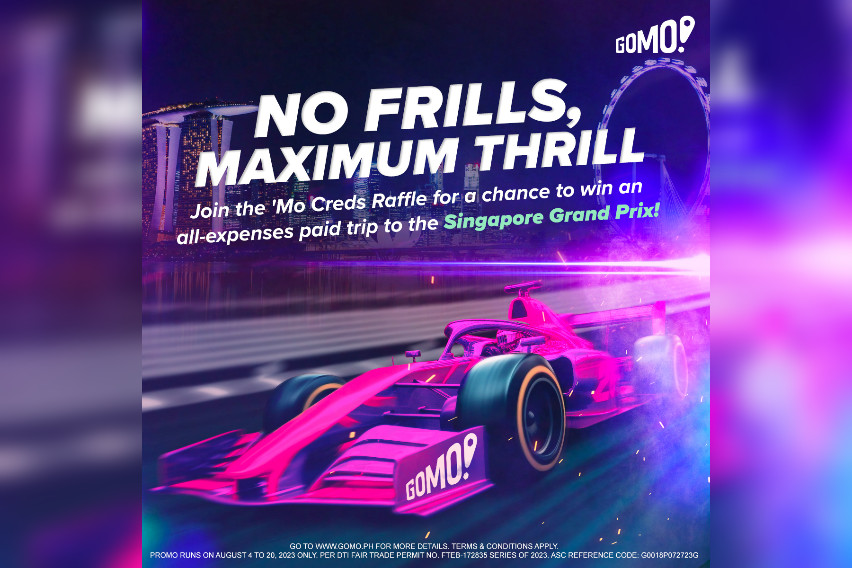 Win a Singapore GP pass with GOMO’s ‘Mo Creds raffle gomo singapore gp promo