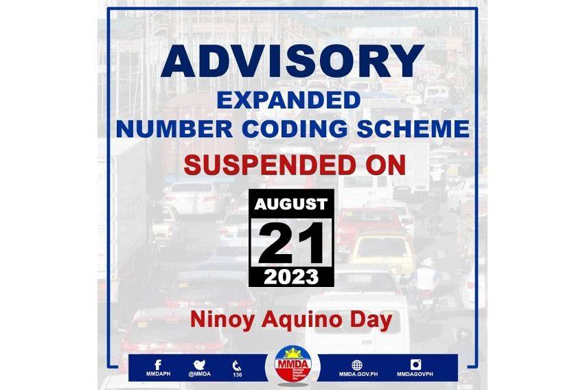 number coding suspension Aug 21 