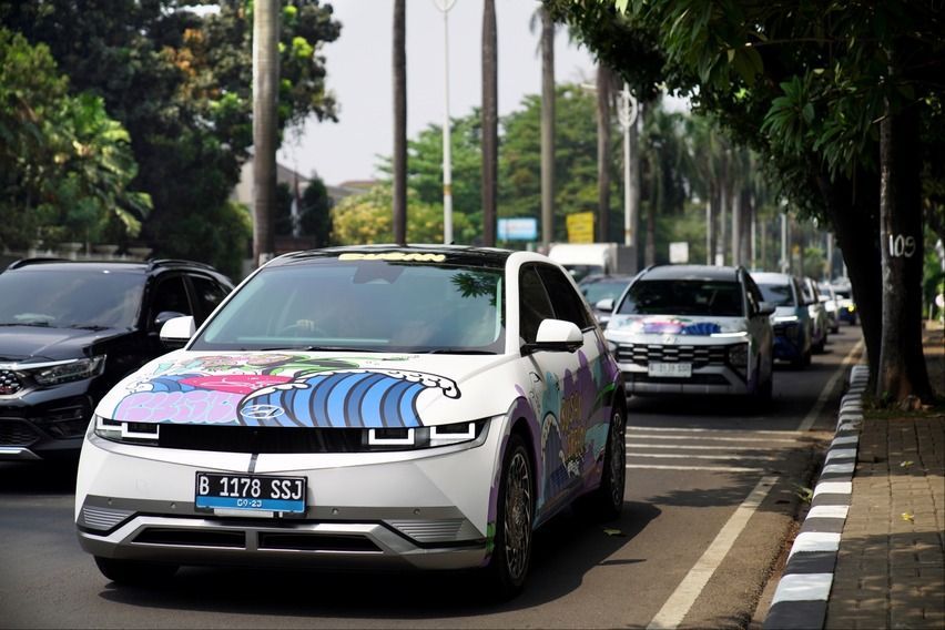 Pamer Art Car di ASEAN Summit 2023, Cara Unik Hyundai Promosikan Kota