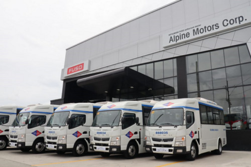 Fuso PH hands over 5 Canter modern PUV to Cavite-based transport group