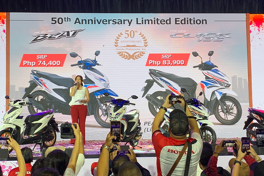 Honda PH releases Click 125 50th-Anniversary Edition
