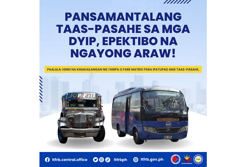 LTFRB Provisional Price Hike 1