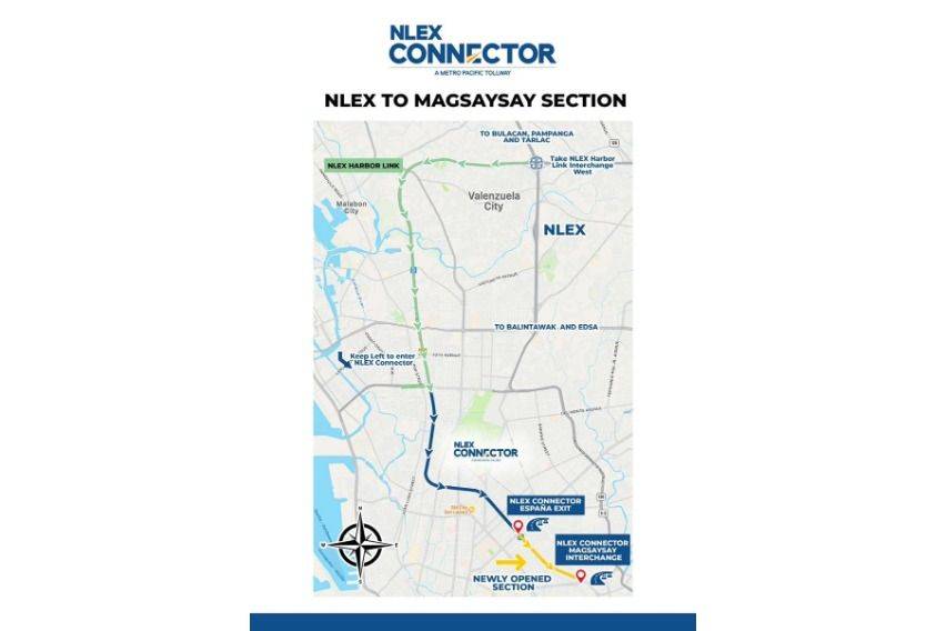 NLEX Connector España to Magsaysay Section