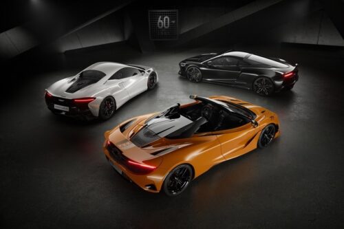McLaren rolls out 60th-Anniversary package for GT, Artura, 750S