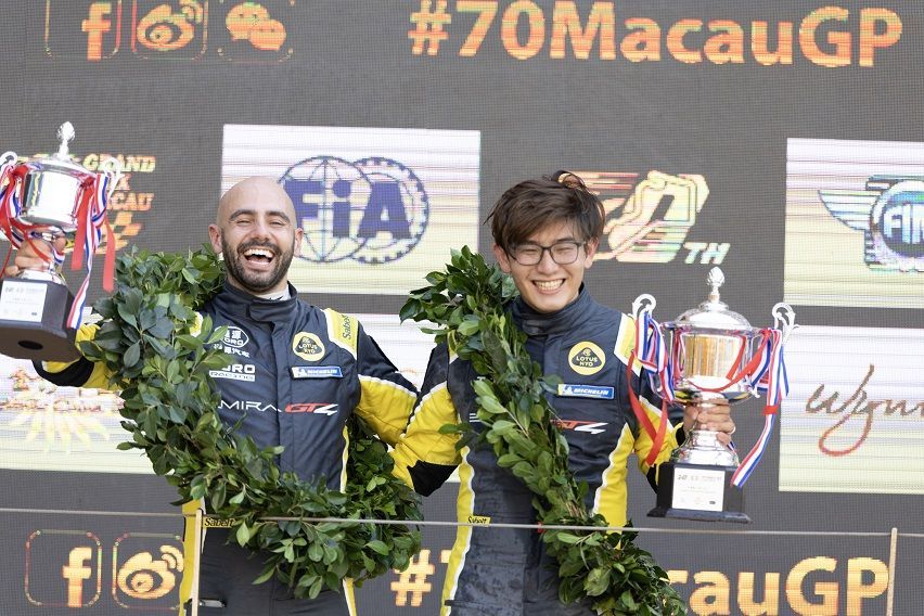 Lotus Emira GT4 victorious in Macau GP