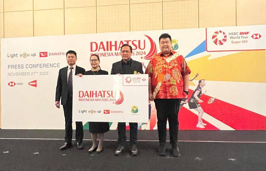 Daihatsu Indonesia Masters Dihelat 23-28 Januari 2024, Total Hadiah US ...