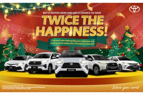 Toyota to raffle off 5 HEVs for Dec. promo Toyota to raffle off 5 HEVs for Dec. promo