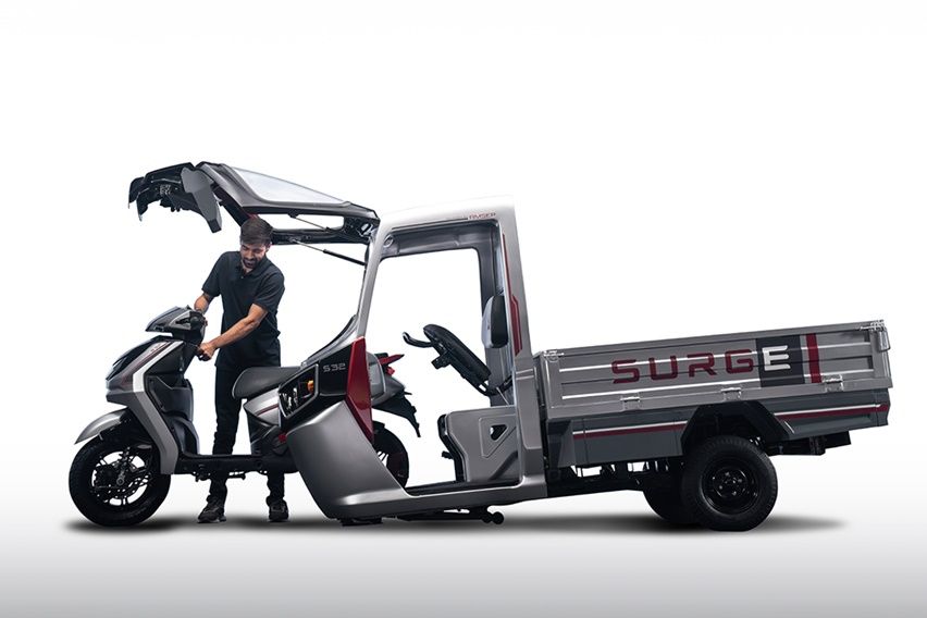 Konsep Skutik Listrik Convertible ala Hero MotoCorp, Mengedepankan Fungsionalitas Surge S32
