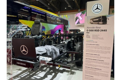 Mercedes-Benz O 500 RSD, Sasis Bus Pertama yang Memiliki ADAS di Indonesia Mercedes-Benz O 500 RSD, Sasis Bus Pertama yang Memiliki ADAS di Indonesia