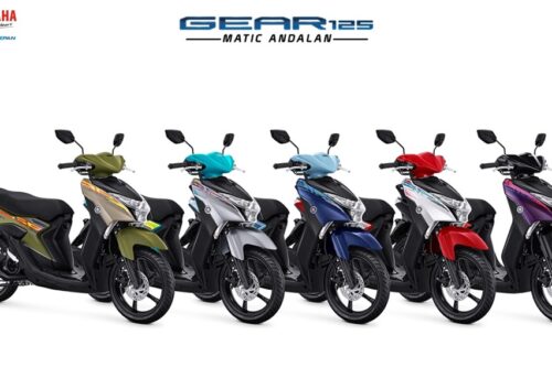 Yamaha Gear 125 Dipersolek Warna dan Grafis Baru
