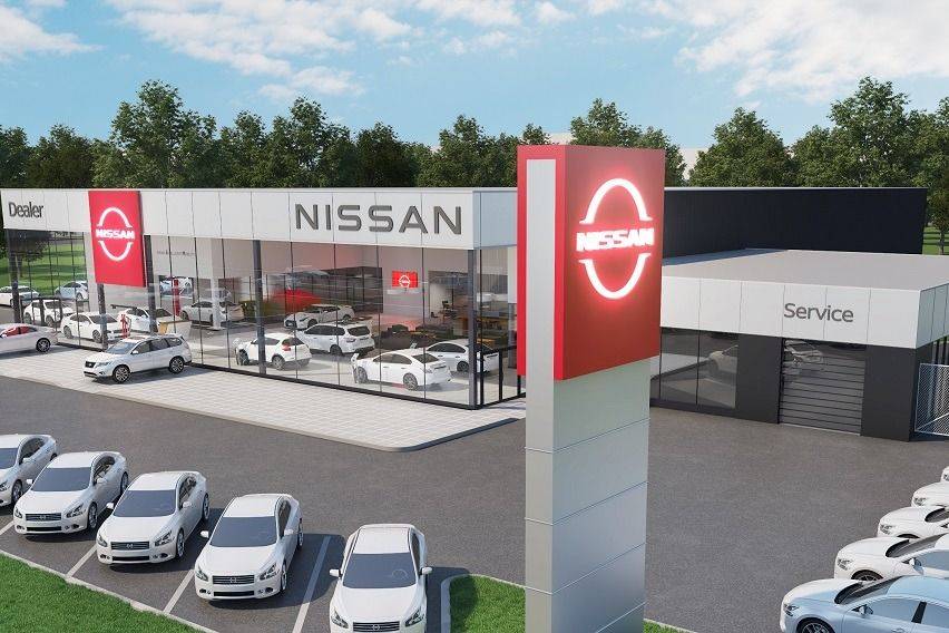 Nissan Dealership illustration