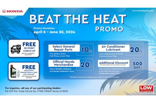 Honda Cars PH launches 'Beat the Heat' Service Promo Honda Cars PH launches 'Beat the Heat' Service Promo