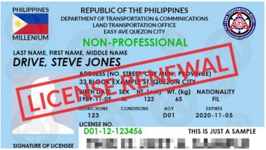 LTO’s Driver’s License Renewal