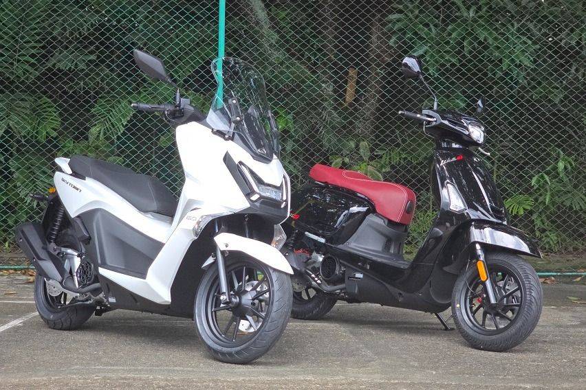 Kymco Skytown 150 and Kymco Like S 150