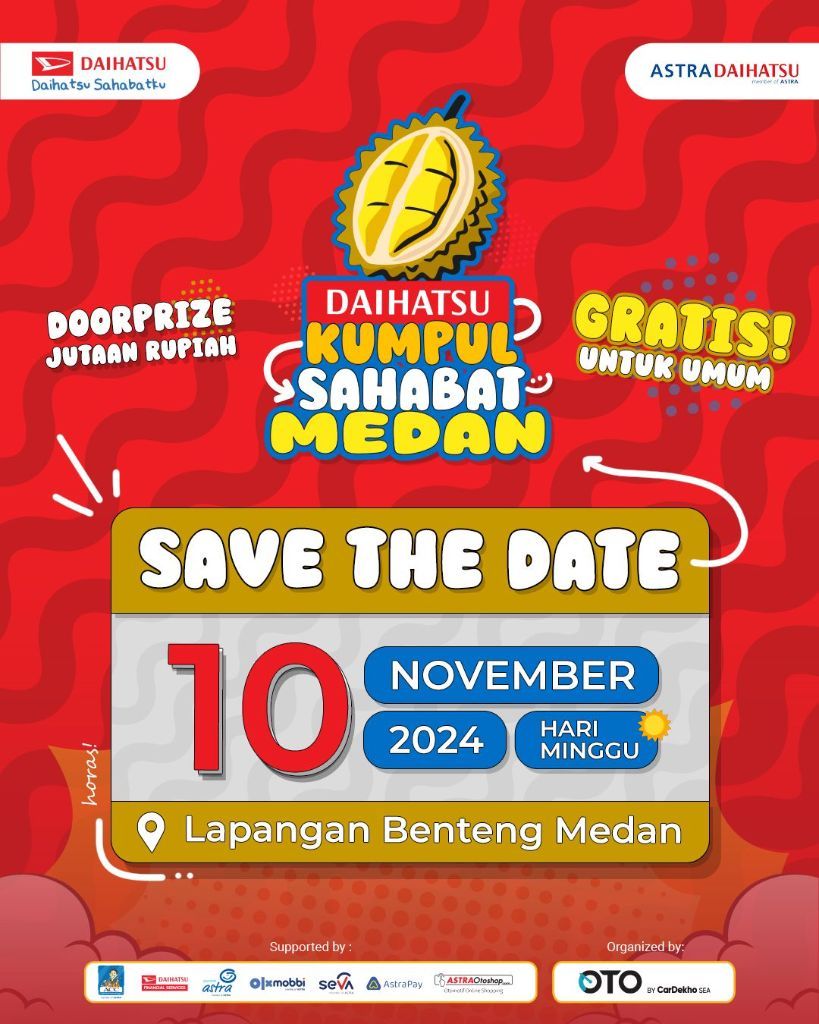 Kota Medan Jadi Penutup Rangkaian Daihatsu Kumpul Sahabat 2024 Daihatsu kumpul sahabat