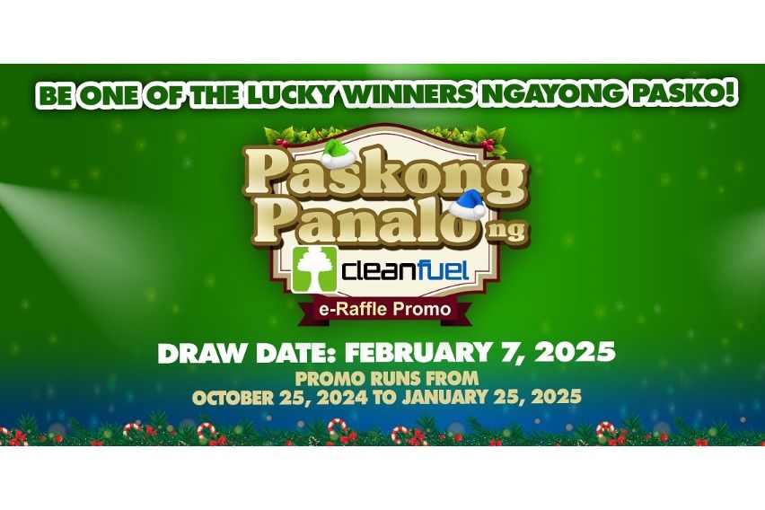 Cleanfuel relaunches 'Paskong Panalo raffle' promo Cleanfuel promo