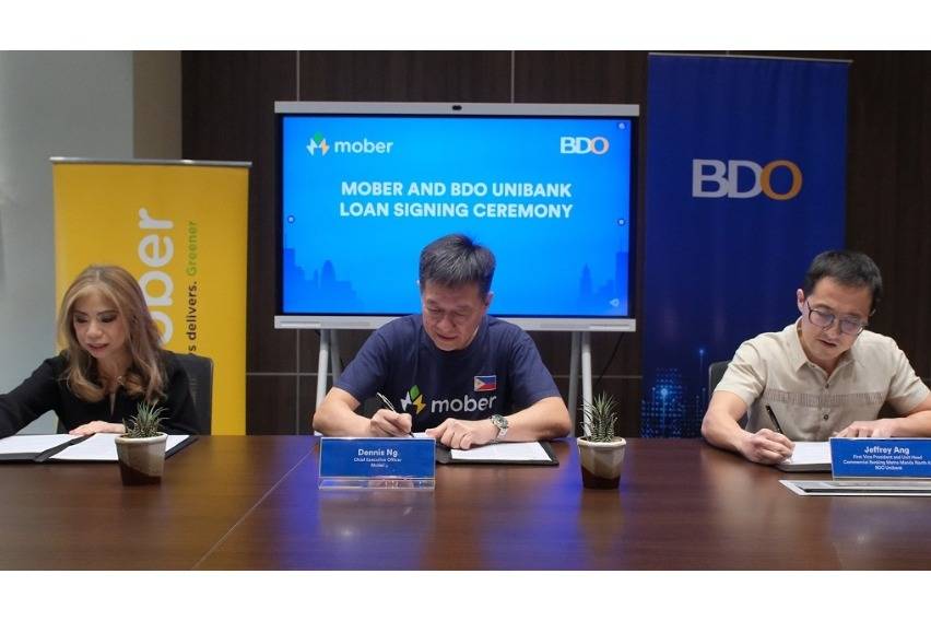 Mober, BDO sign landmark commercial EV fleet financing in PH