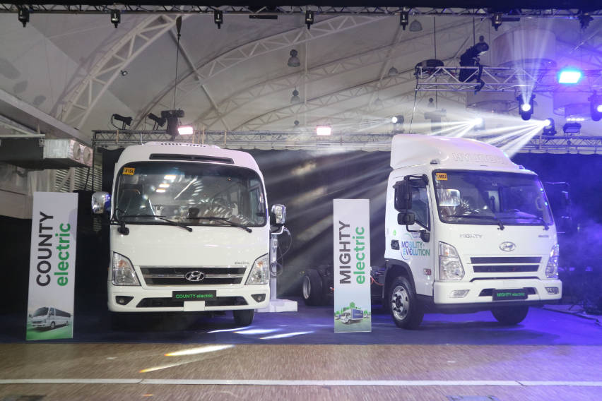 Hyundai County and Mighty EV