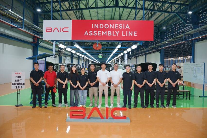 BAIC assembly line