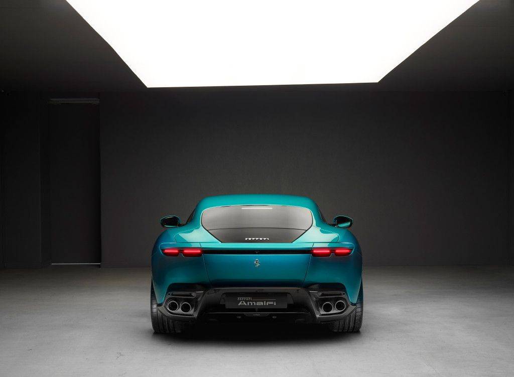 desain belakang Ferrari Amalfi