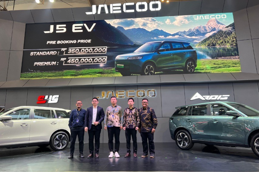 Jaecoo J5 EV launch at GIIAS 2025