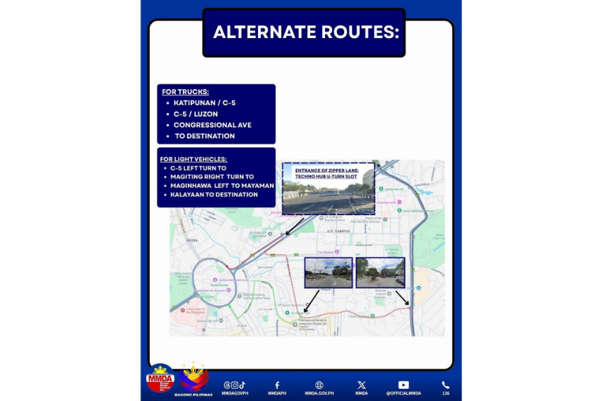 MMDA Alternate Route