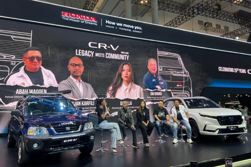 Honda Rayakan 25 Tahun CR-V di Indonesia Bareng Komunitas di GIIAS 2025
