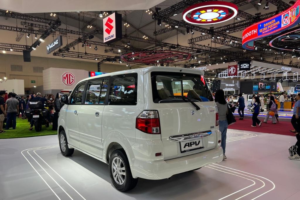 Bagian belakang Suzuki APV Arena GIIAS 2025