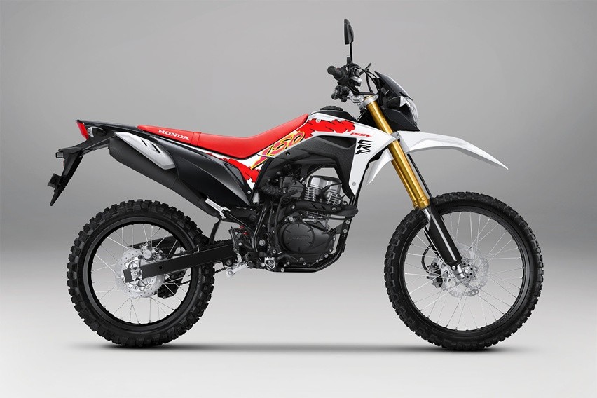 Honda Segarkan CRF150L dengan Warna dan Striping Baru