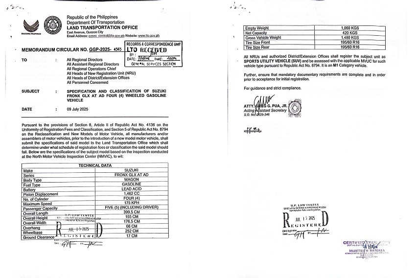 Fronx LTO Docs