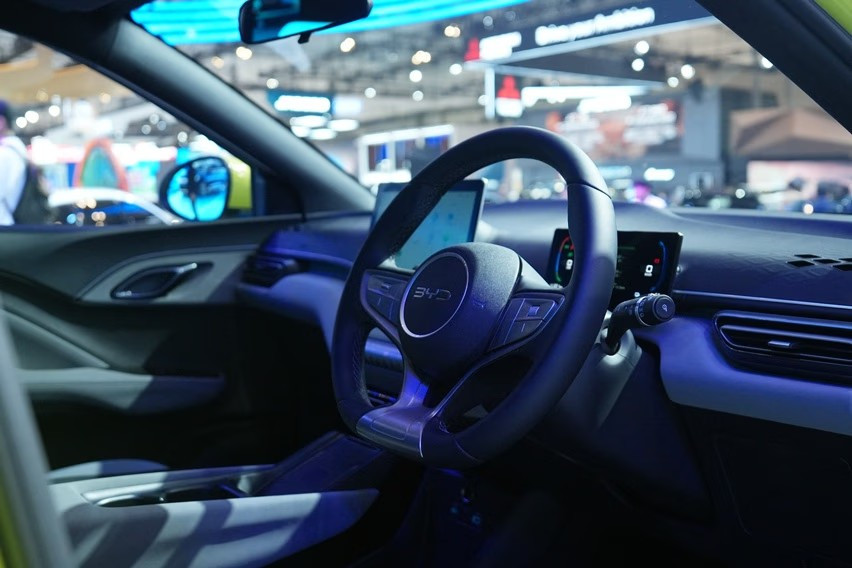 Interior BYD Atto 1 yang meluncur di GIIAS 2025
