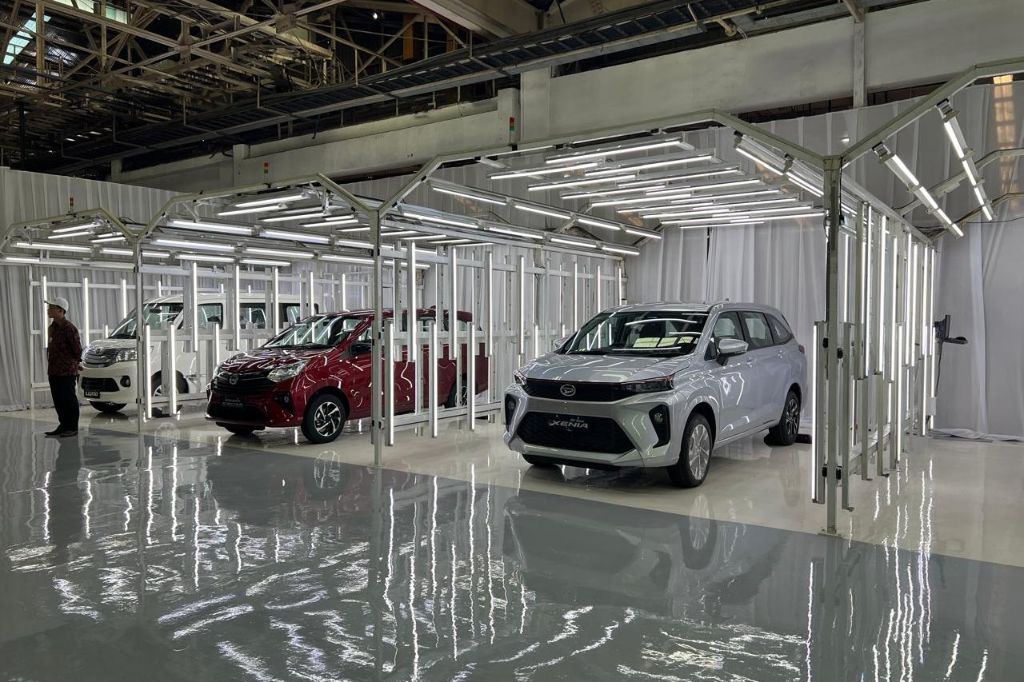 Proses produksi Xenia di pabrik Daihatsu Sunter