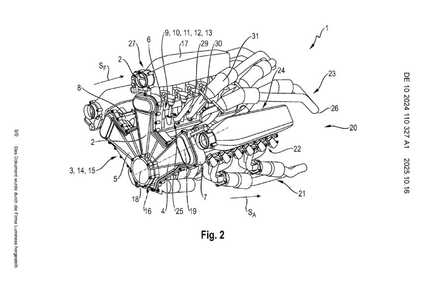 Porsche V12 engine
