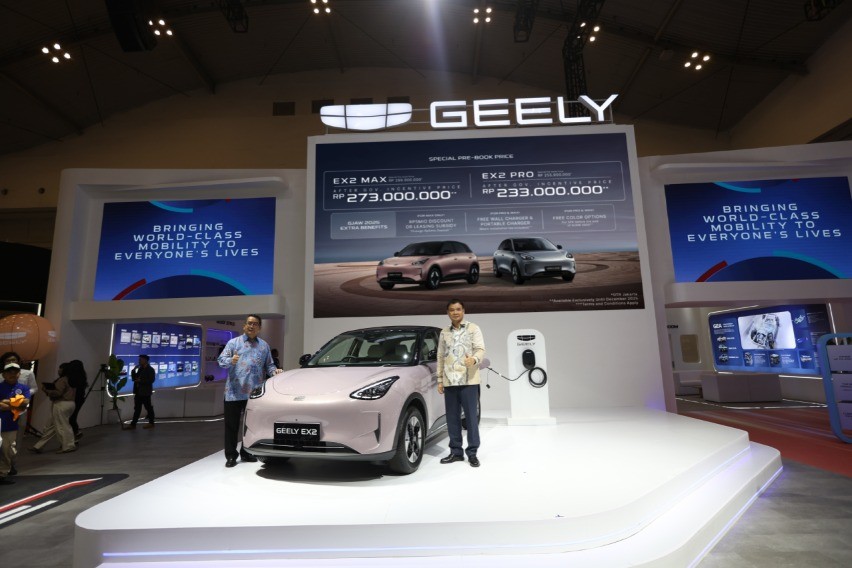 Geely Rilis EX2 dengan Harga Pre-Book Kompetitif
