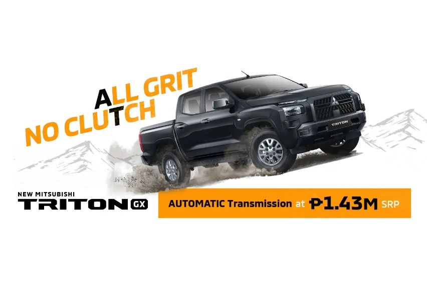Mitsubishi Motors PH releases Triton GX 2WD AT 