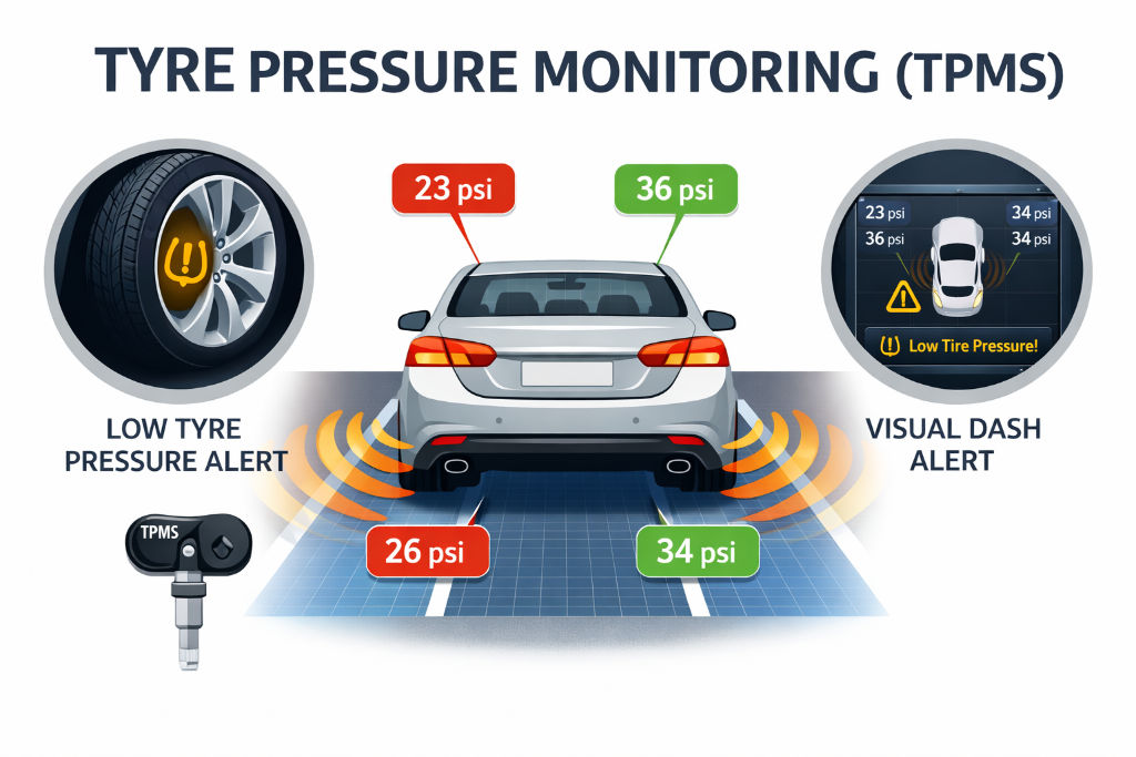 Tyre pressure monitoring system (TPMS)