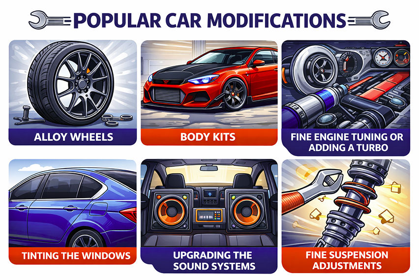 Popular car mods