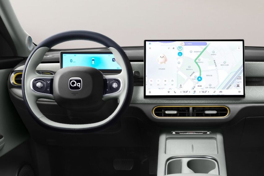 dashboard interior Chery QQ3 EV