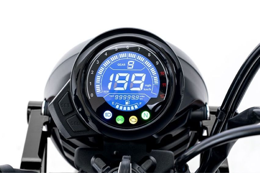 Daytona Higland 125 meter cluster