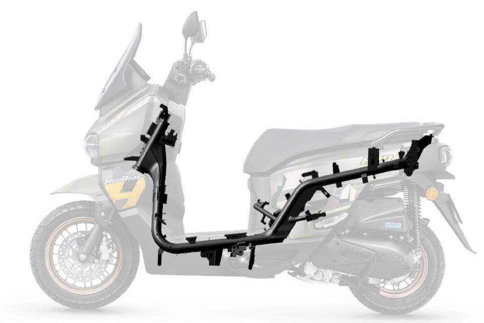 Frame Wuyang Honda HRD 125 (4)