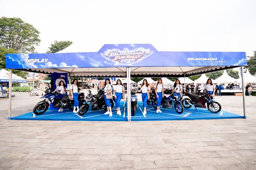 Satu Dekade Solidaritas, 300 Pengguna Suzuki Burgman Street 125EX Ngumpul di Bekasi